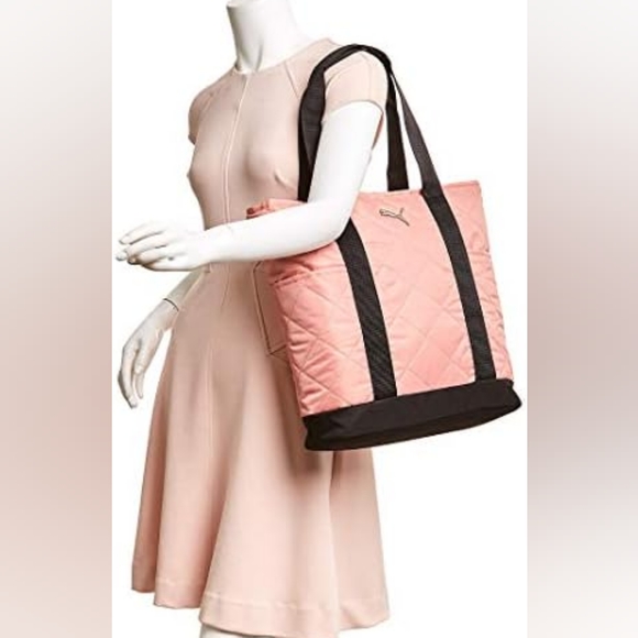 Puma Handbags - PUMA Evercat Orbital Tote in Pink/Black